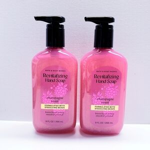 Bath & Body Works CHAMPAGNE TOAST Revitalizing Gel Hand Soap, 9 fl oz (2 pcs)